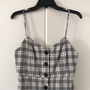 Zara Plaid Mini Dress